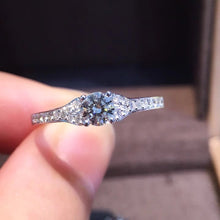 Load image into Gallery viewer, Natural Diamond 18K Gold Pure Gold Ring Beautiful Gemstone Ring Good Upscale Trendy Classic Party Fine Jewelry Hot Sell New 2020