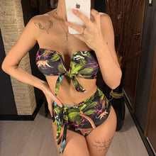 Load image into Gallery viewer, 2020 Printed High Waist Two-pieces Bikini Set