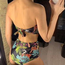 Load image into Gallery viewer, 2020 Printed High Waist Two-pieces Bikini Set