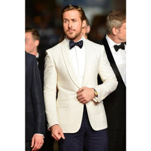 Load image into Gallery viewer, Fashion Celebrity Suits Groomsmen One Button Groom Tuxedos Shawl Lapel Men Suits Best Man 2 pieces Wedding Suit ( Jacket+Pants)