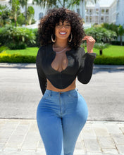 Load image into Gallery viewer, ANJAMANOR Sexy Womens Tops and Blouses Open Back Long Sleeve Crop Top Shirts Spring 2020 Casual Clothing Plus Sizes D48-AZ43