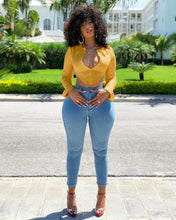 Load image into Gallery viewer, ANJAMANOR Sexy Womens Tops and Blouses Open Back Long Sleeve Crop Top Shirts Spring 2020 Casual Clothing Plus Sizes D48-AZ43