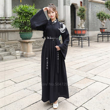 Load image into Gallery viewer, Japanese Dragon Embroidery Women Kimono Dress Men Samurai Costume Cosplay Cardigan Yukata Traditional Cosplay Party Halloween