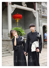 Load image into Gallery viewer, Japanese Dragon Embroidery Women Kimono Dress Men Samurai Costume Cosplay Cardigan Yukata Traditional Cosplay Party Halloween