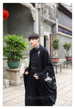 Load image into Gallery viewer, Japanese Dragon Embroidery Women Kimono Dress Men Samurai Costume Cosplay Cardigan Yukata Traditional Cosplay Party Halloween