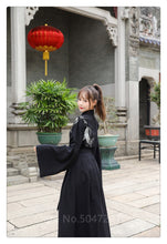 Load image into Gallery viewer, Japanese Dragon Embroidery Women Kimono Dress Men Samurai Costume Cosplay Cardigan Yukata Traditional Cosplay Party Halloween