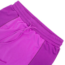 Load image into Gallery viewer, Echoine Autumn Long Sleeve Tops Patchwork Mini Skirt Set Purple Two Piece Set Sexy Skinny Women Tracksuit White Club Outfits