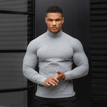 Load image into Gallery viewer, Compression Long sleeve t shirt Men Running Sport T-shirt Gym Fitness Quick dry Solid Tees Tops Male Jogging Training Clothing