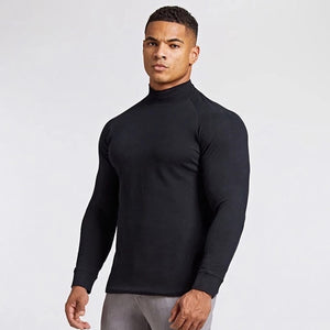 Compression Long sleeve t shirt Men Running Sport T-shirt Gym Fitness Quick dry Solid Tees Tops Male Jogging Training Clothing