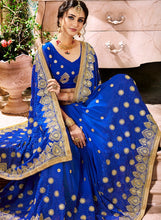 Load image into Gallery viewer, India Saree Bollywood Women Silk Embroidery Traditional Clothing Include Choli Petticoat Wedding Sari Bangladesh Pakistan Free