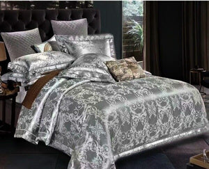 Luxury Jacquard Bedding Set King Size Duvet Cover Bed Linen Queen Comforter Bed Gold Quilt Cover High Quality For Adults