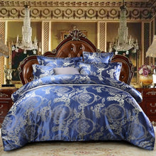 Load image into Gallery viewer, Luxury Jacquard Bedding Set King Size Duvet Cover Bed Linen Queen Comforter Bed Gold Quilt Cover High Quality For Adults