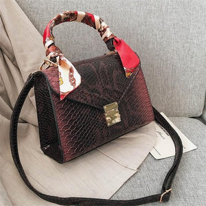 Luxury High Quality Ostrich Leather Handbag Python Leather Bag Designer Handbag Ladies Purse 2020 New Fashion Trendy Bag