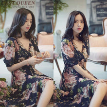 Load image into Gallery viewer, Mexican hippie dress women Boho chic ethnic style dress clothing bohemian holiday beach female sexy dresses AA3284