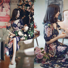 Load image into Gallery viewer, Mexican hippie dress women Boho chic ethnic style dress clothing bohemian holiday beach female sexy dresses AA3284