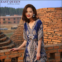 Load image into Gallery viewer, women Boho chic mexican hippie ethnic style dress clothing bohemian holiday beach fashion female sexy dresses AA3489