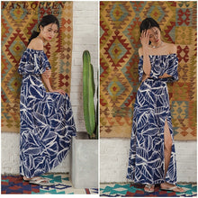 Load image into Gallery viewer, Sundress female summer long women Boho chic mexican sexy dress hippie bohemian elegant beach floral ladies dress NN0189 YQ