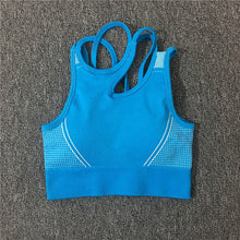 Load image into Gallery viewer, 2PCS Seamless Yoga Suits Women Energy Gym Fitness Clothing High Waist Leggings Bra Yoga Sets Training Sport Running Sport