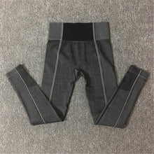 Load image into Gallery viewer, 2PCS Seamless Yoga Suits Women Energy Gym Fitness Clothing High Waist Leggings Bra Yoga Sets Training Sport Running Sport