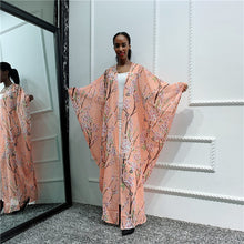 Load image into Gallery viewer, Muslim Abaya Kimono Hijab Dress Arabic Dubai African Dresses For Women Pakistan Caftan Marocain Kaftan Qatar Islamic Clothing