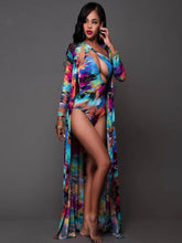 Load image into Gallery viewer, 2019 Printed One Piece Bathing Suit Cover-up Sexy Summer Beach Dress Tunic Women Beachwear Swimsuit Cover Up Bikini Wrap Sarongs