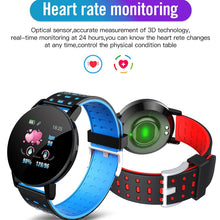 Load image into Gallery viewer, Fitness Bracelet Blood Pressure Measurement Smart Band Waterproof Fitness Tracker Watch Women Men Heart Rate Monitor Smartband