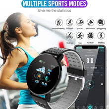 Load image into Gallery viewer, Fitness Bracelet Blood Pressure Measurement Smart Band Waterproof Fitness Tracker Watch Women Men Heart Rate Monitor Smartband