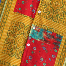 Load image into Gallery viewer, Hawaiian Colorful Stripe Mens Shirt camisa Casual Short Sleeve shirt men Turn-Down Collar men Blouse Top camisas para hombre