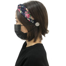 Load image into Gallery viewer, With Buttons Headband Facemask Holder Protect Ears Head Wrap Hair Bandana Headwear Headwrap Hairband Headband Hair Accessories