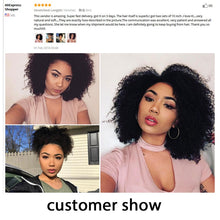 Load image into Gallery viewer, 3B 3C Kinky Curly Clip In Human Hair Extensions Full Head Sets 100% Human Natural Black Hair Clip Ins 4A Dolago Brazilian Remy