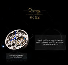 Load image into Gallery viewer, New Brand Men Watch Tourbillon Mechanical Retro Top Man Clock Stainless Steel Thin Dial Creative Trend Luxury Popular Male Watch