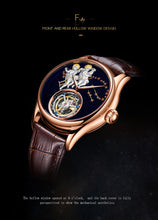 Load image into Gallery viewer, New Brand Men Watch Tourbillon Mechanical Retro Top Man Clock Stainless Steel Thin Dial Creative Trend Luxury Popular Male Watch