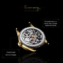 Load image into Gallery viewer, New Brand Men Watch Tourbillon Mechanical Retro Top Man Clock Stainless Steel Thin Dial Creative Trend Luxury Popular Male Watch