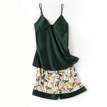 Load image into Gallery viewer, Pajamas sets for Women Mujer 4 Piece Sets Sleep or Lounge Home Wear