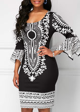 Load image into Gallery viewer, New sexy fashion African women printing plus size dress