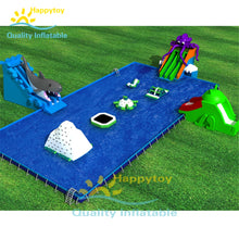 Load image into Gallery viewer, Giant Outdoor Portable PVC Above Ground Pool / Adult swimming frame pool for adult