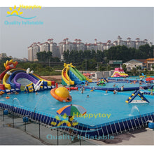 Load image into Gallery viewer, Giant Outdoor Portable PVC Above Ground Pool / Adult swimming frame pool for adult