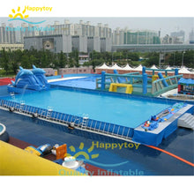 Load image into Gallery viewer, Giant Outdoor Portable PVC Above Ground Pool / Adult swimming frame pool for adult