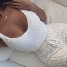 Load image into Gallery viewer, Women Coral Velvet Pajamas Set Spring Autumn Winter Pajamas 3 Three Piece Set Sleepwear Tops Shorts Coat Suit Size S-3XL