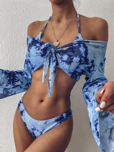 Load image into Gallery viewer, Leopard Bikini 2020 new  Bikini Set Long Sleeve High Waist Women Swimwear