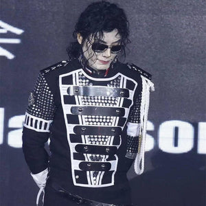 MJ Michael Jackson Germany Military Cool Gorgeous Teaser Jacket Outerwear for Collection Halloween costume Gift