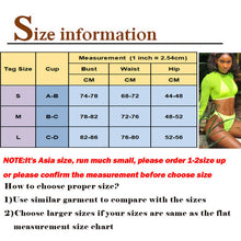 Load image into Gallery viewer, 3/PCS Women Bikini+Cover Up Set Push up Padded Bathing Suit