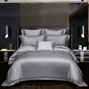 Luxury 100S cotton Jacquard Queen King Bedding Set Bed cover egyptian Cotton Bedsheet Duvet Cover 4/7pcs Bed set parure de lit