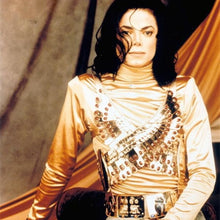 Load image into Gallery viewer, RARE MICHAEL JACKSON MJ Egypt Pharaoh Do You Remember The Time Set Unique Dance Outfit Wigs Halloween Costume Chritmas Show