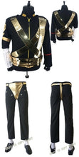 Load image into Gallery viewer, Rare MJ Michael Jackson Classic JAM Jacket &amp; Metal Belt Bullet Punk Exactly Same High Collection Halloween Costume Show