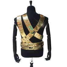 Load image into Gallery viewer, Rare MJ Michael Jackson Classic JAM Jacket &amp; Metal Belt Bullet Punk Exactly Same High Collection Halloween Costume Show