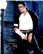 Load image into Gallery viewer, SexeMara MJ Michael Jackson Costume Classic Billie Jean V-Neck Cotton 100% White T-shirt Tees Underwear