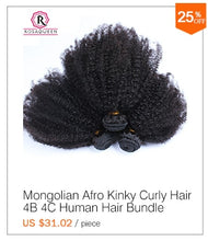 Load image into Gallery viewer, 4B 4C Afro Kinky Curly Clip In Human Hair Extensions Brazilian Remy Hair 100% Human Hair Natural Black Clip Ins Bundle Dolago