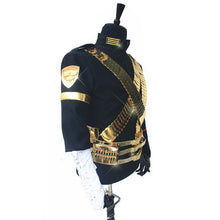 Load image into Gallery viewer, MJ Michael Jackson Costume Classic Scream JAM Jacket &amp; Metal Full Set Bullet Punk Exactly Same High Collection