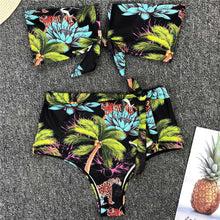 Load image into Gallery viewer, 2020 Printed High Waist Two-pieces Bikini Set